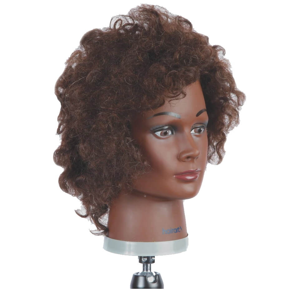 Hairart Trisha Curly Hair Mannequin Head