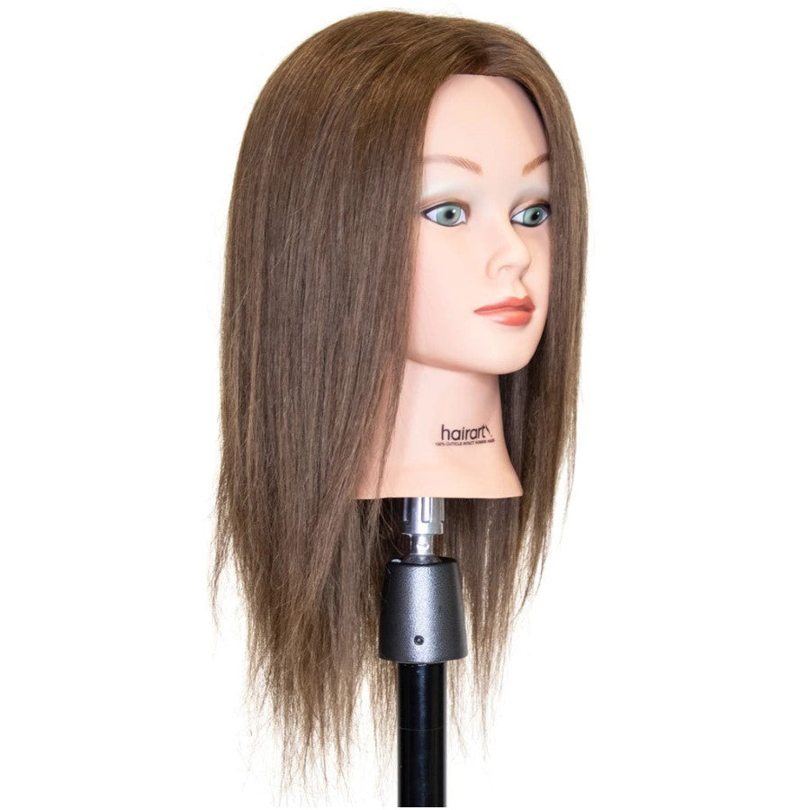 Premium Mannequin Head With Bicolor Hair Cosmetology Mannequin Doll Head  For Practice Braiding Styling Training Head