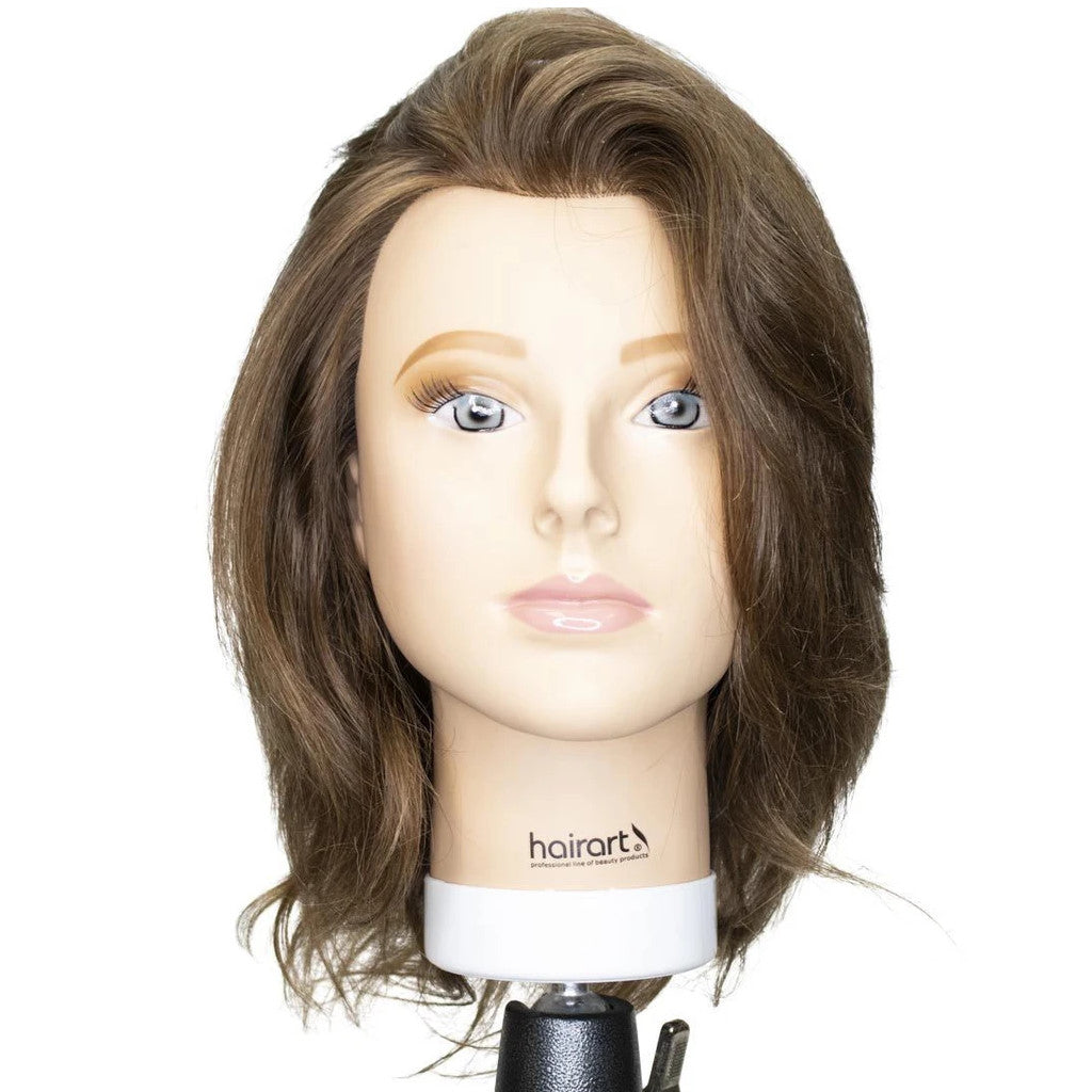 Chantal Virgin European Hair Mannequin Head - Dark Brown