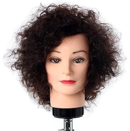 Hairart Tanya Curly Hair Mannequin Head 