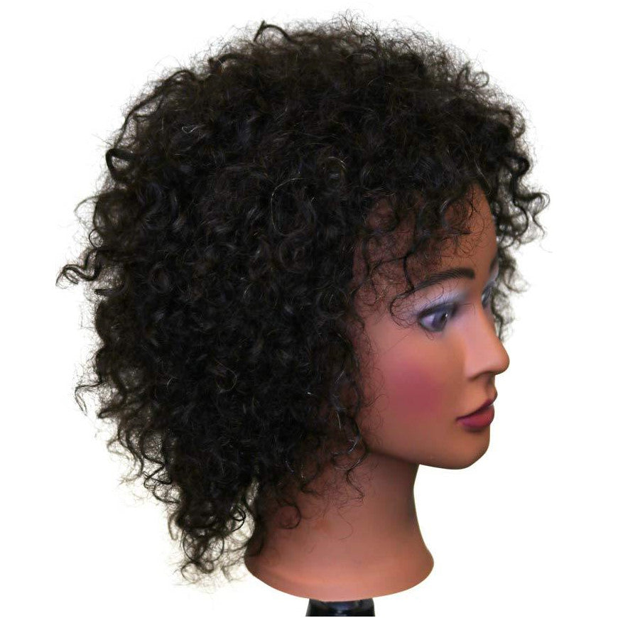Hairart Aliyah Textured Curly Hair Mannequin Head – Simply Manikins