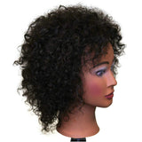 Hairart Aliyah Textured Curly Hair Mannequin Head 