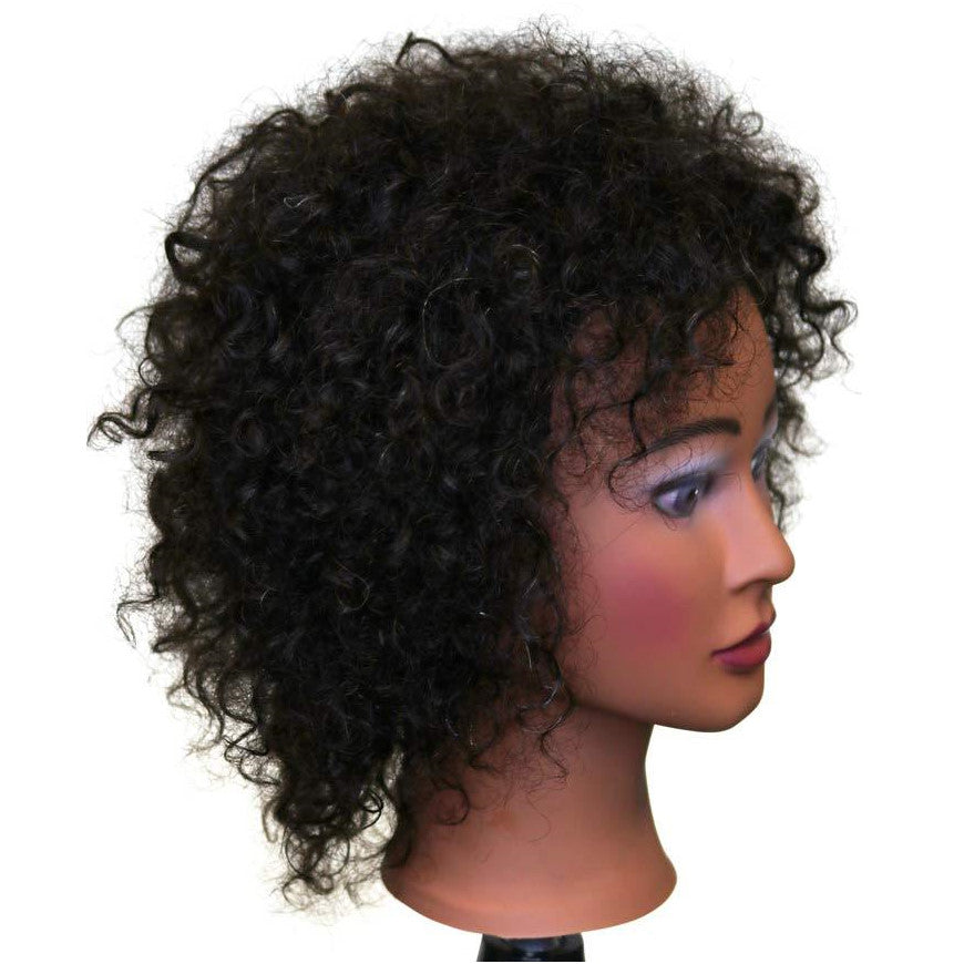 Hairart Aliyah Textured Curly Hair Mannequin Head