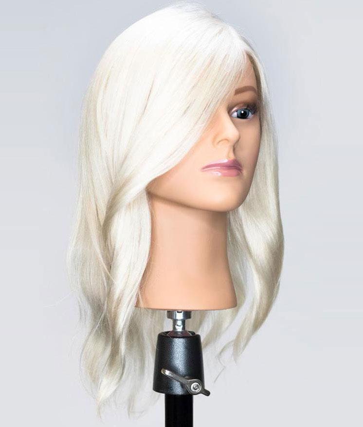 Hairart Bianca 15" Platinum Blonde Human Hair Mannequin - 4937 