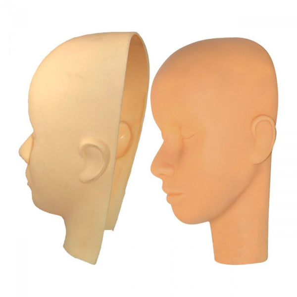 Head With Slip-On Makeup Mask