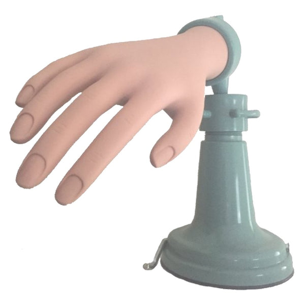 Practice Rubber Manicure Hand w/ Mount